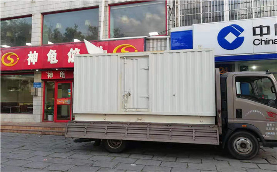 吊罗山乡出租发电机施工案例